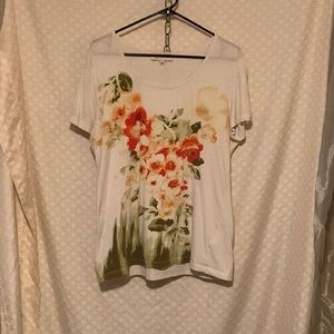 EUC-Jones New York-Short Sleeve-Flower-XL